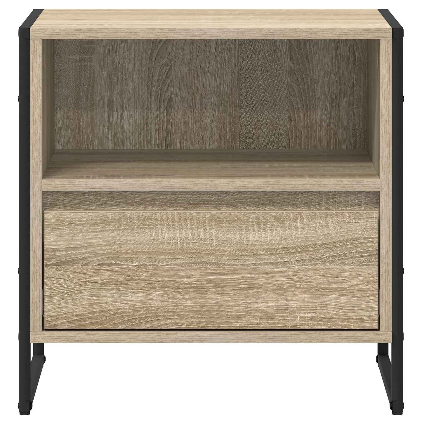 vidaXL Κομοδίνο 2 pcs Σονόμα 50 x 39,5 x 50 εκ. Επεξεργασμένο ξύλο