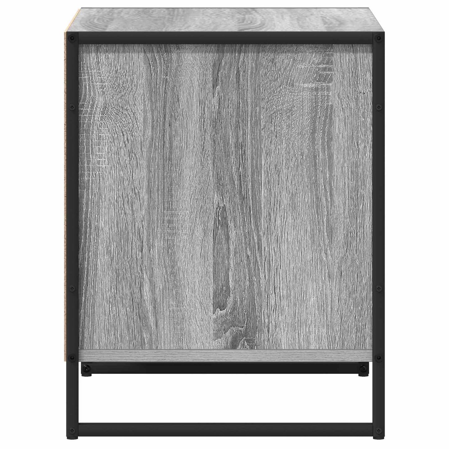 vidaXL Κομοδίνο με συρτάρι 2 pcs Γκρίζο Σονομα 50 x 39,5 x 50 εκ.