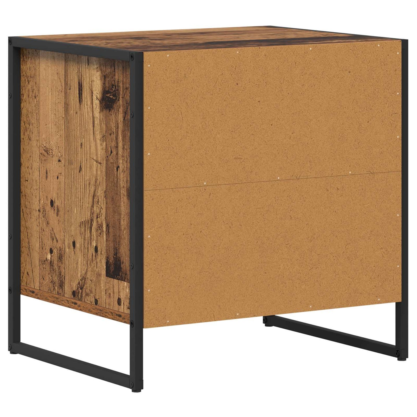 vidaXL Κομοδίνο 2 pcs Παλιό Ξύλο 50 x 39,5 x 50 εκ. Επεξεργασμένο ξύλο