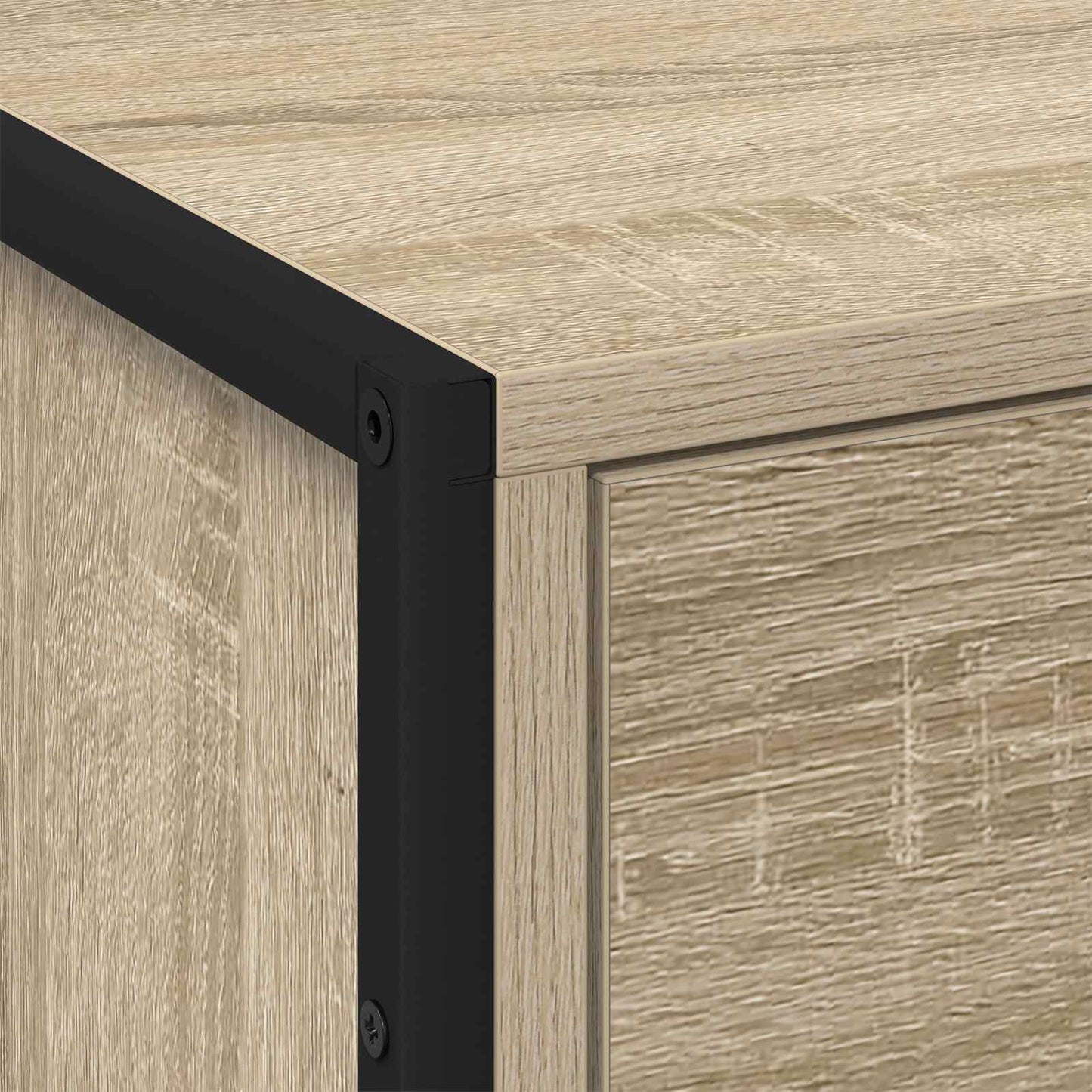 vidaXL Κομοδίνο 2 pcs Σονόμα 50 x 39.5 x 50 εκ. Επεξεργασμένο ξύλο