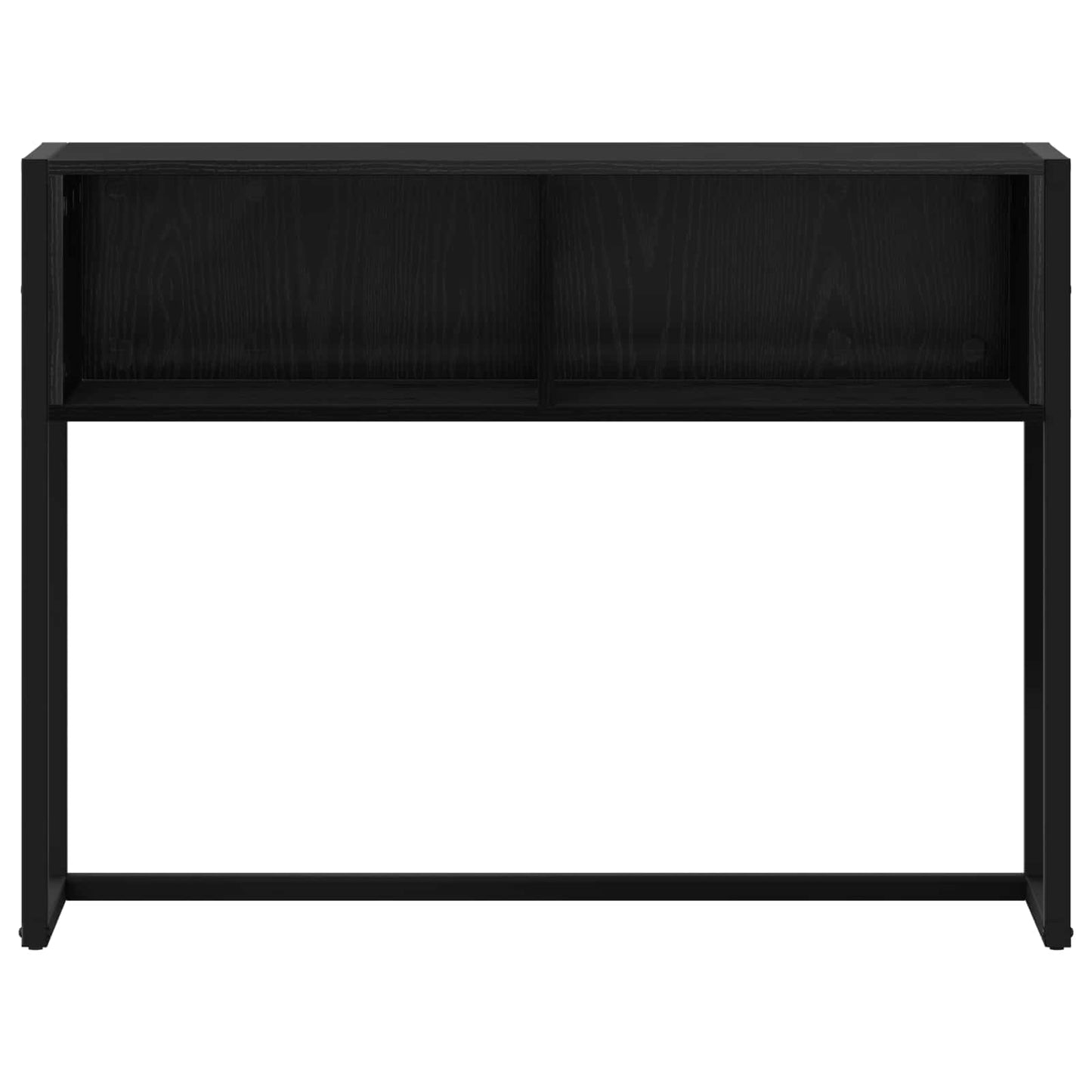 vidaXL End Table Μαύρη Οξυά 100 x 36 x 75 εκ. Επεξεργασμένο ξύλο