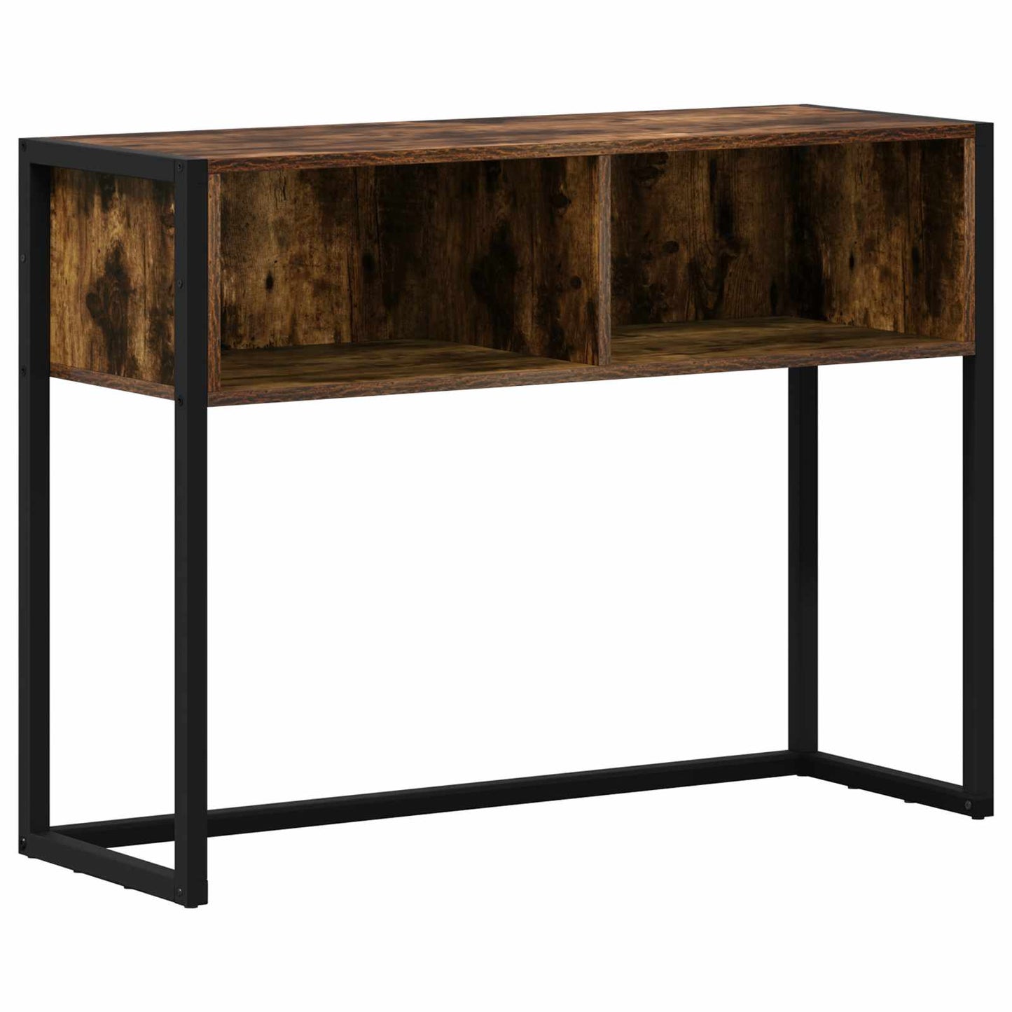 vidaXL End Table Καπνιστό Δρύς 100 x 36 x 75 εκ. Επεξεργασμένο ξύλο