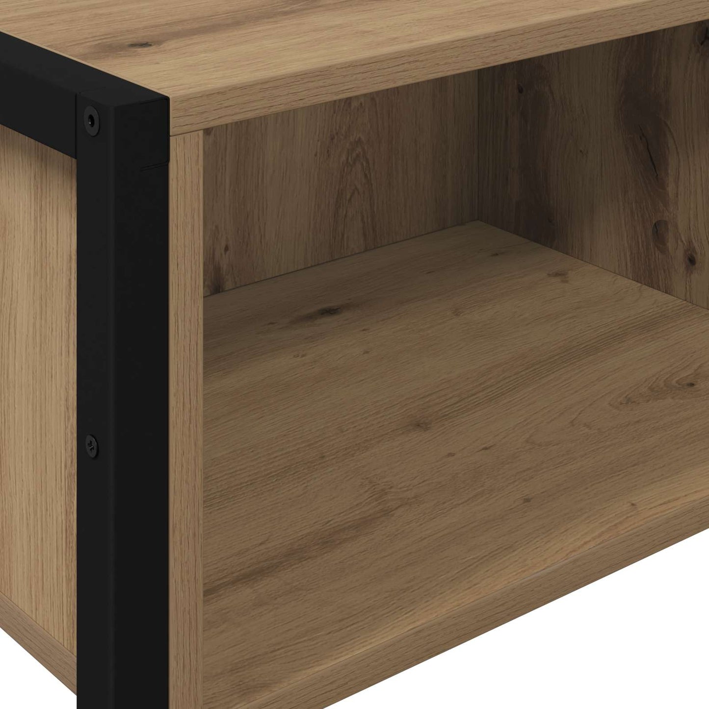 vidaXL End Table Καρυδιά Χειροποίητης Εργασίας 100 x 36 x 75 εκ.
