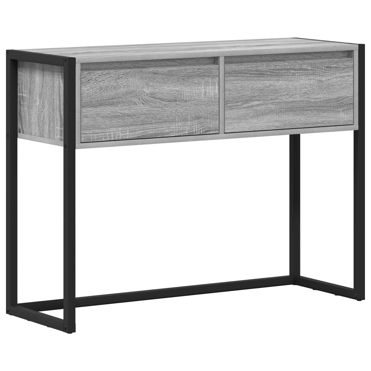 vidaXL End Table Γκρίζο Σονομα 100 x 36 x 75 εκ. Επεξεργασμένο ξύλο