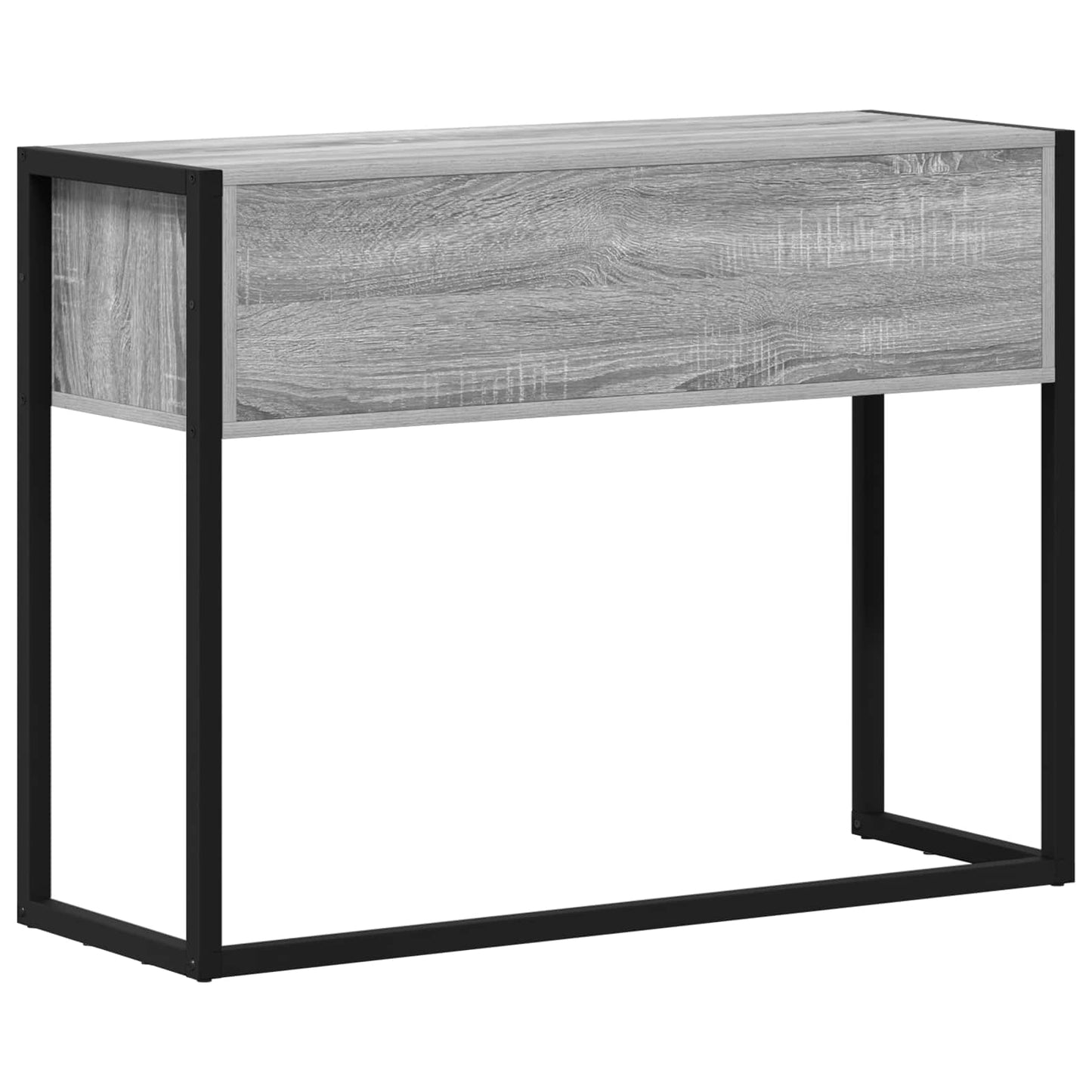vidaXL End Table Γκρίζο Σονομα 100 x 36 x 75 εκ. Επεξεργασμένο ξύλο