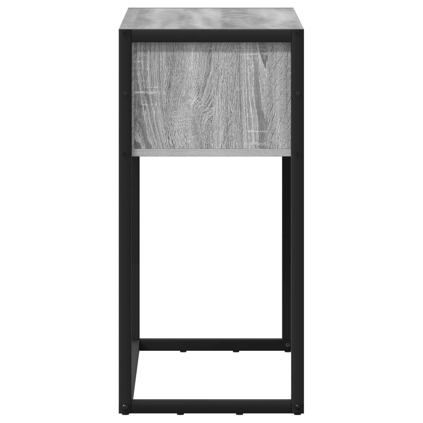 vidaXL End Table Γκρίζο Σονομα 100 x 36 x 75 εκ. Επεξεργασμένο ξύλο