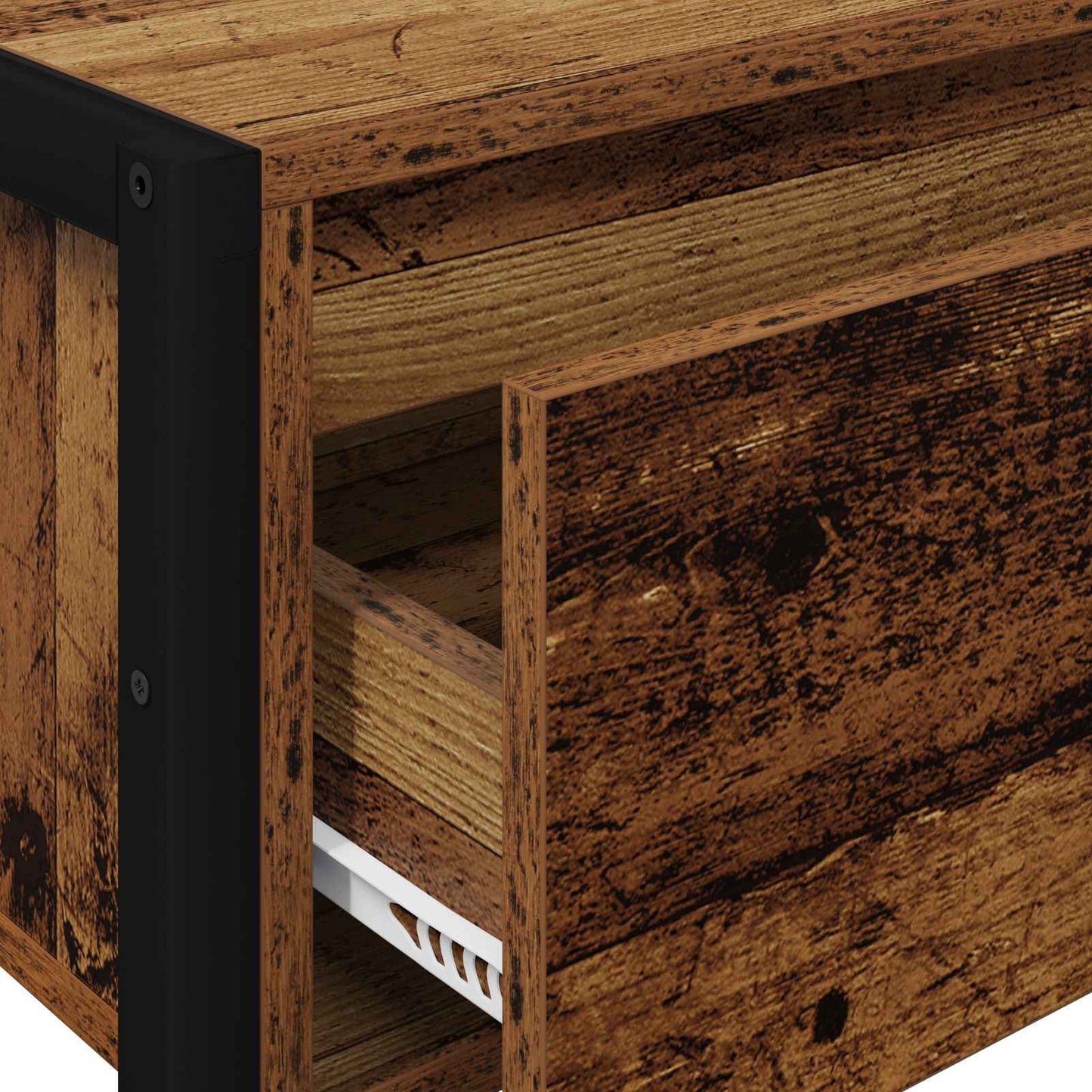 vidaXL End Table Παλιό Ξύλο 100 x 36 x 75 εκ. Επεξεργασμένο ξύλο