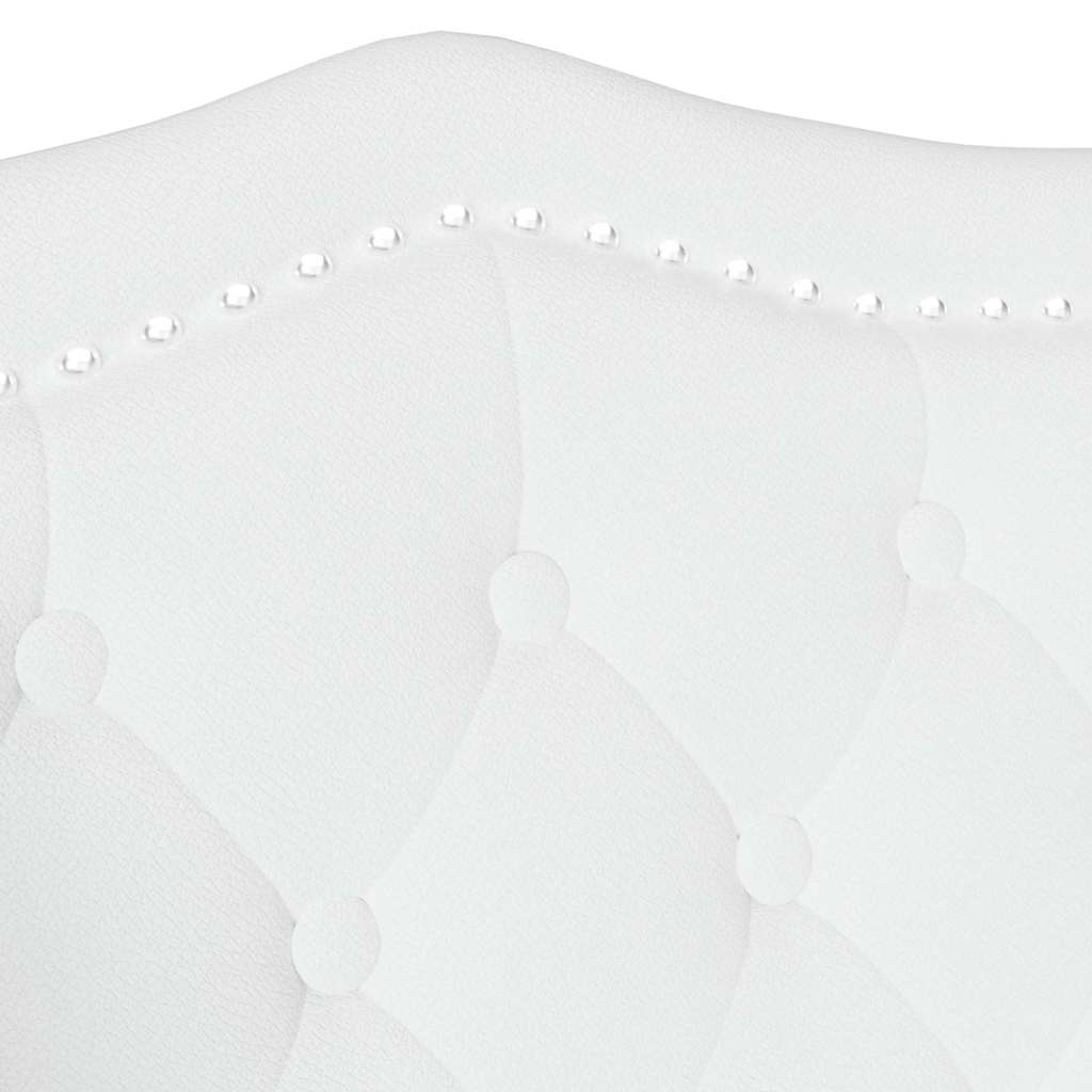 vidaXL Καναπές Chesterfield Λευκό 120,5 x 65 x 75 εκ. Τεχνητό Δέρμα