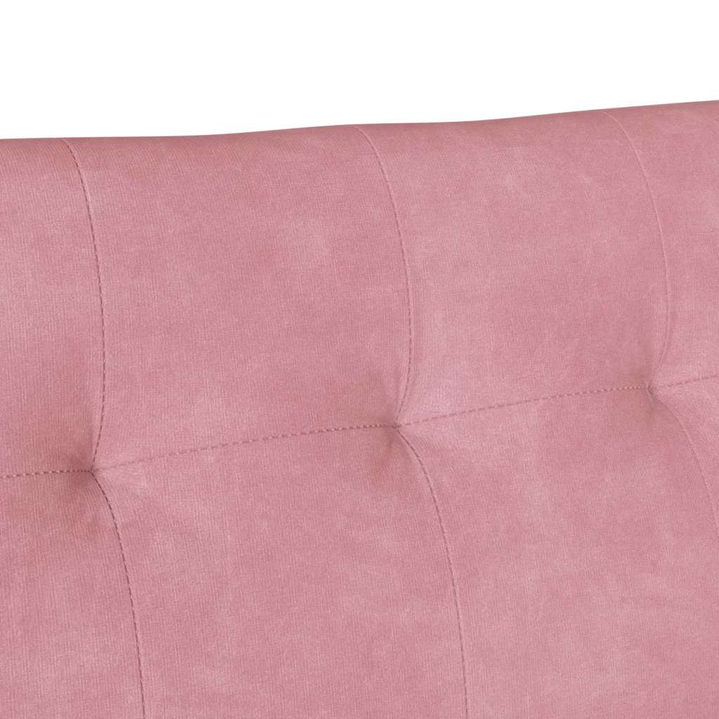 vidaXL Καναπές Chesterfield Ροζ 112 x 65.5 x 75 εκ. Βελούδο