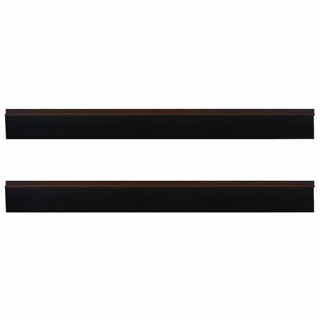 vidaXL Αυτοκόλλητες σφραγίδες πόρτας 2 pcs Καφέ 100 cm