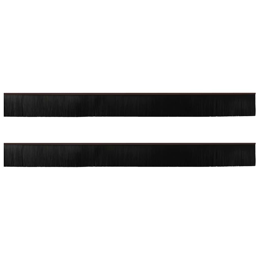 vidaXL Αυτοκόλλητες σφραγίδες πόρτας 2 pcs Καφέ 100 cm