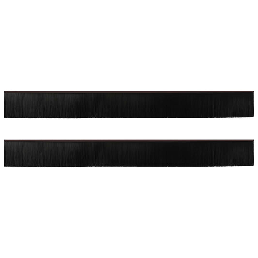 vidaXL Αυτοκόλλητες σφραγίδες πόρτας 2 pcs Καφέ 100 cm