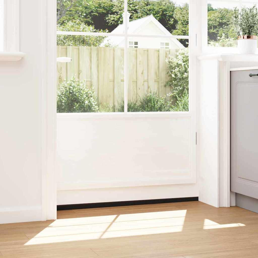 vidaXL Αυτοκόλλητες σφραγίδες πόρτας 12 pcs Καφέ 100 cm