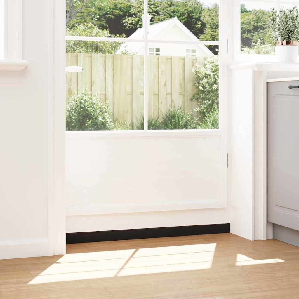 vidaXL Σφραγίδες πόρτας με βούρτσες που προσαρτώνται 2 pcs Καφέ 100 cm