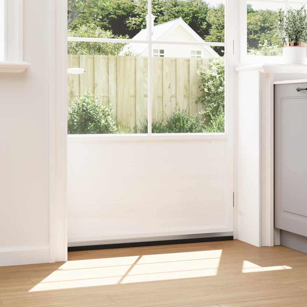 vidaXL Αυτοκόλλητες σφραγίδες πόρτας 2 pcs Ασημί 100 cm