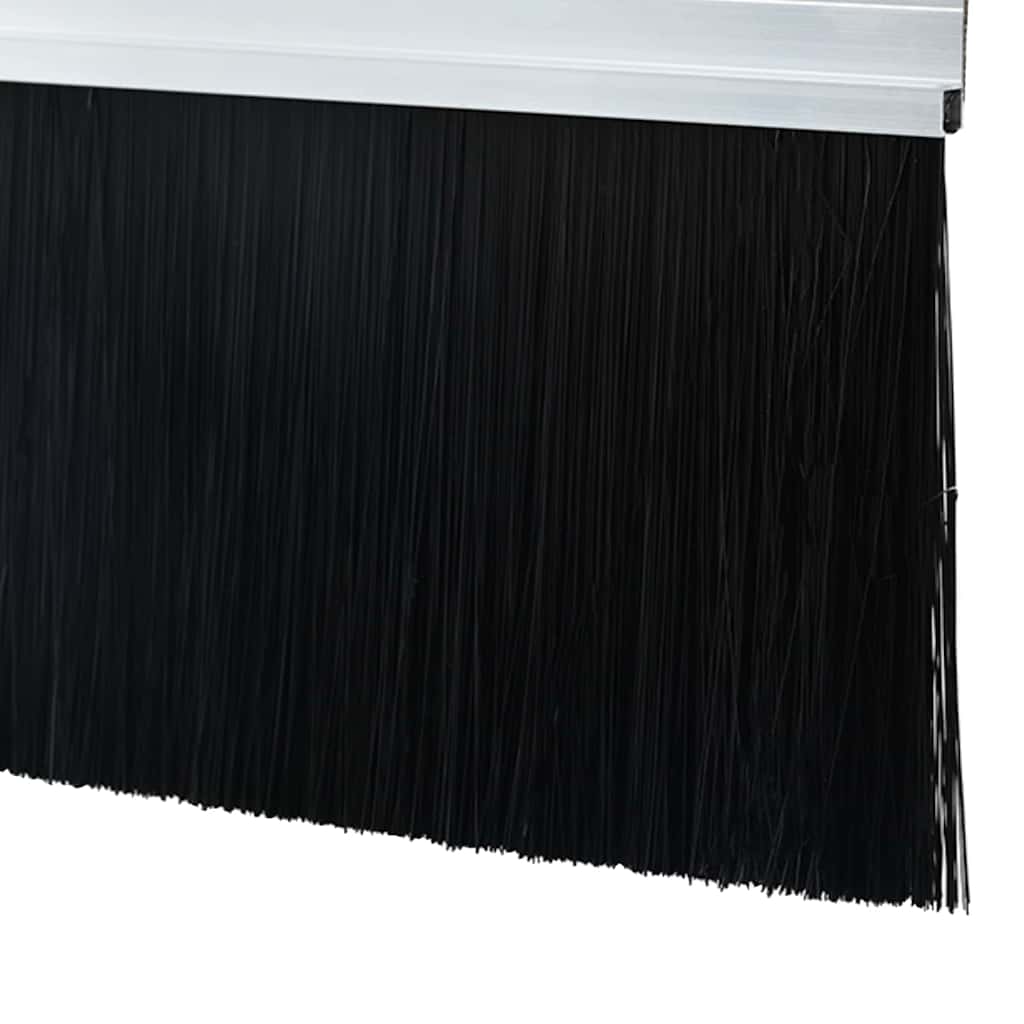 vidaXL Αυτοκόλλητες σφραγίδες πόρτας 2 pcs Ασημί 100 cm