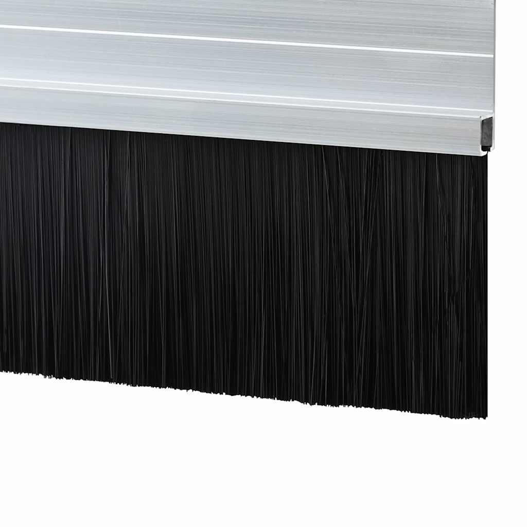 vidaXL Αυτοκόλλητες σφραγίδες πόρτας 6 pcs Ασημί 100 cm