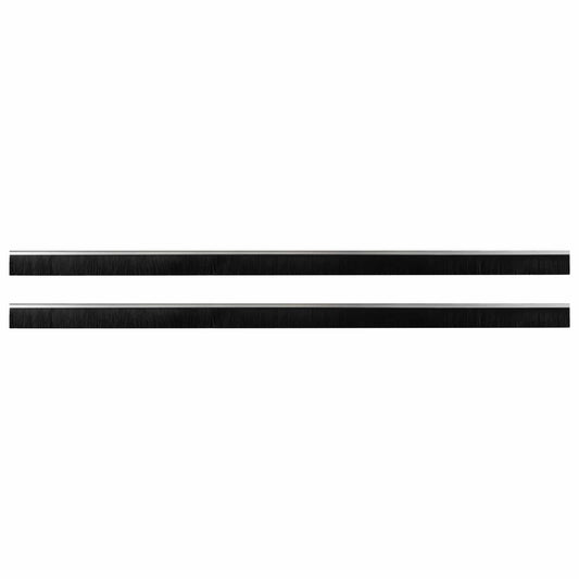 vidaXL Αυτοκόλλητες σφραγίδες πόρτας 2 pcs Ασημί 100 cm