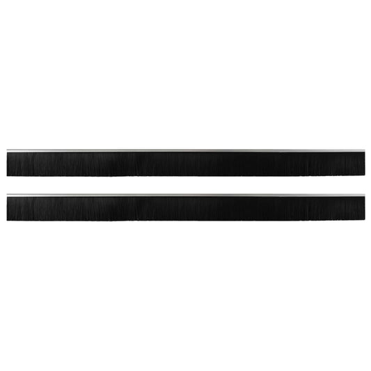 vidaXL Αυτοκόλλητες σφραγίδες πόρτας 2 pcs Ασημί 100 cm