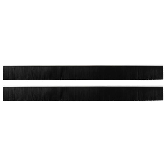 vidaXL Αυτοκόλλητες σφραγίδες πόρτας 2 pcs Ασημί 100 cm