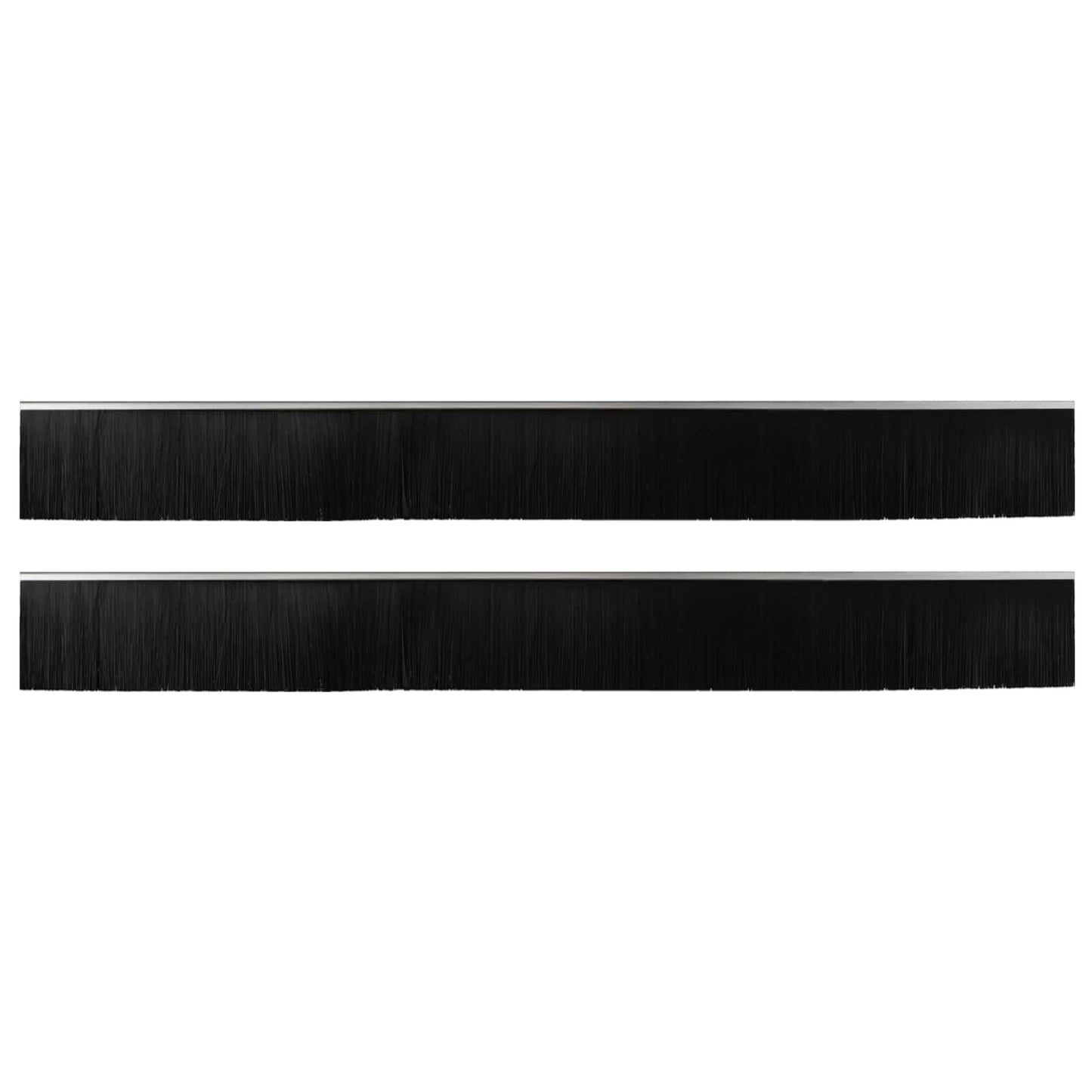 vidaXL Αυτοκόλλητες σφραγίδες πόρτας 2 pcs Ασημί 100 cm