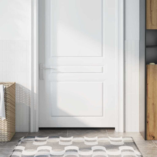 vidaXL Αυτοκόλλητες σφραγίδες πόρτας 6 pcs Ασημί 100 cm