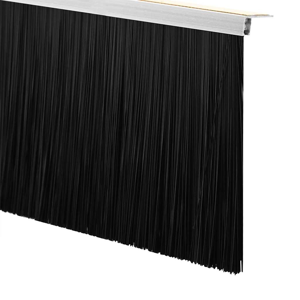 vidaXL Αυτοκόλλητες σφραγίδες πόρτας 12 pcs Ασημί 100 cm