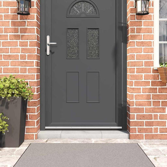 vidaXL Σφραγίδες πόρτας με βούρτσες που προσαρτώνται 2 pcs Ασημί