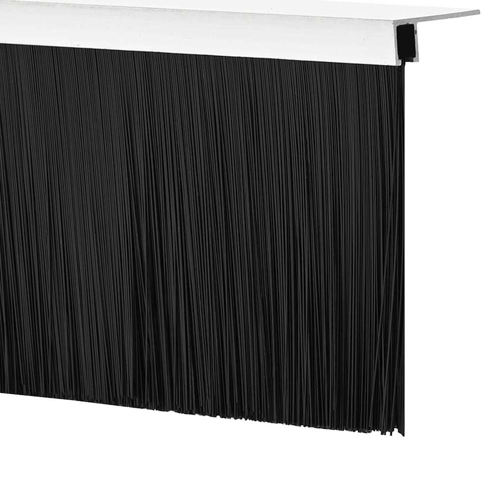 vidaXL Σφραγίδες πόρτας με βούρτσες που προσαρτώνται 12 pcs Ασημί