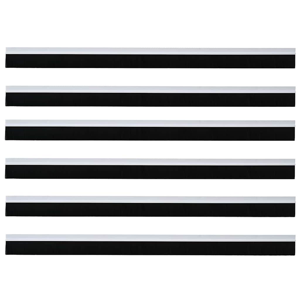 vidaXL Αυτοκόλλητες σφραγίδες πόρτας 6 pcs Λευκό 100 cm