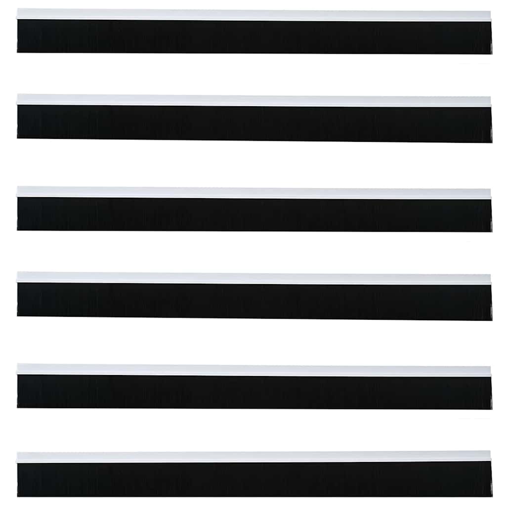 vidaXL Αυτοκόλλητες σφραγίδες πόρτας 6 pcs Λευκό 100 cm