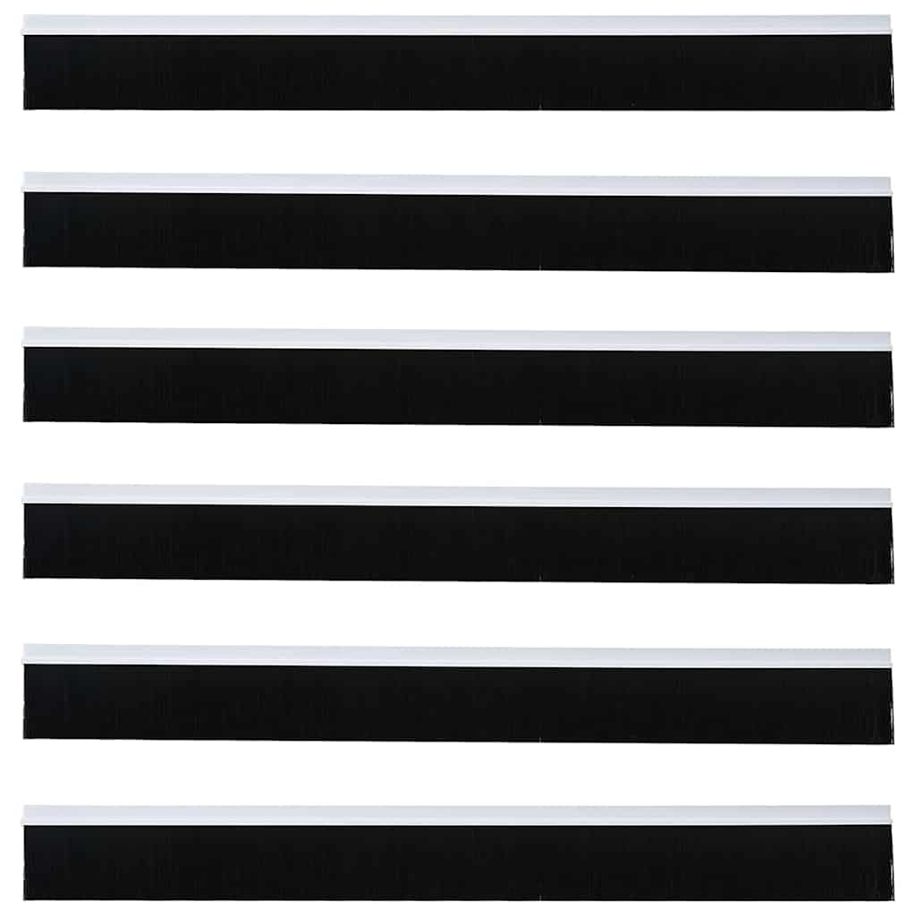 vidaXL Αυτοκόλλητες σφραγίδες πόρτας 6 pcs Λευκό 100 cm