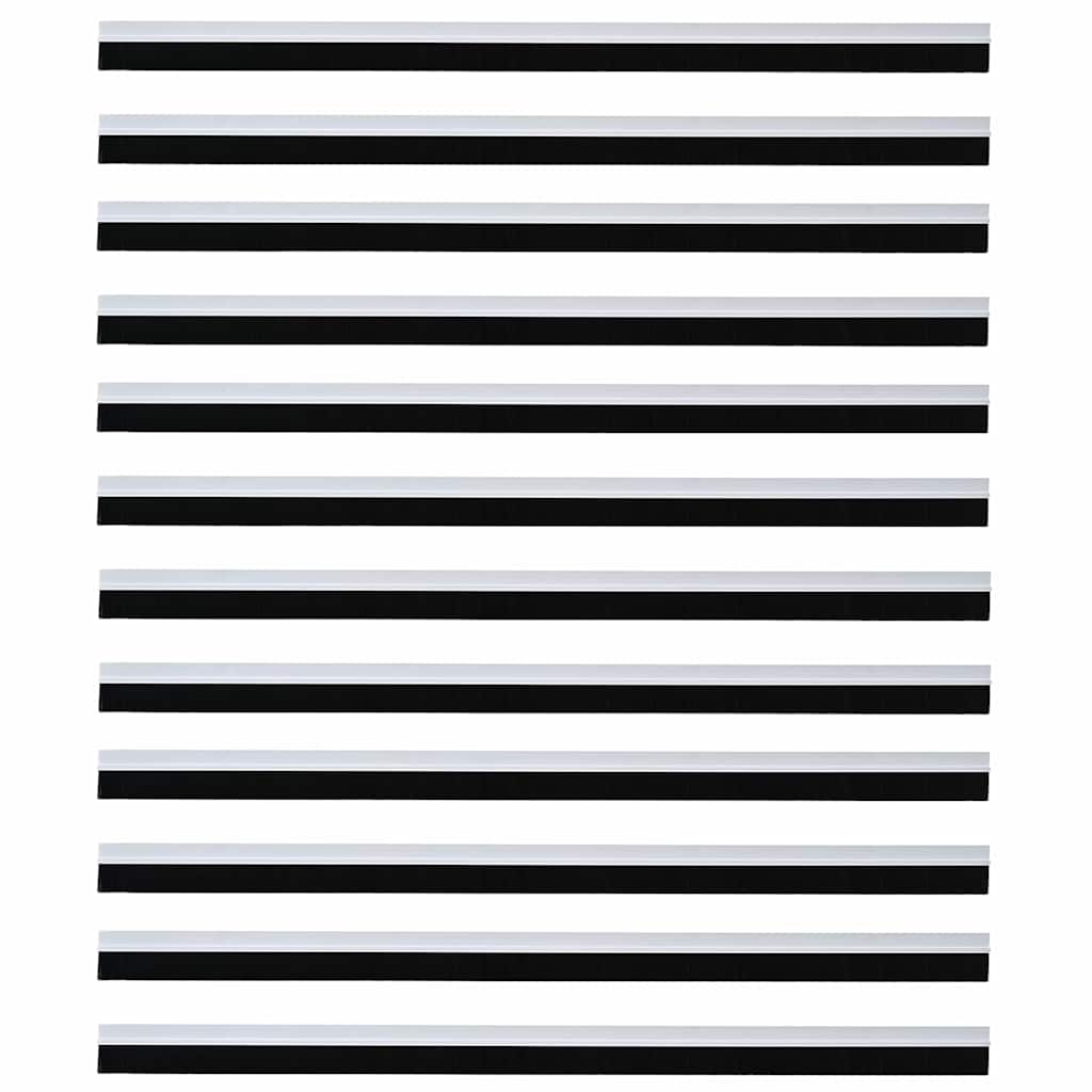 vidaXL Αυτοκόλλητες σφραγίδες πόρτας 12 pcs Λευκό 100 cm