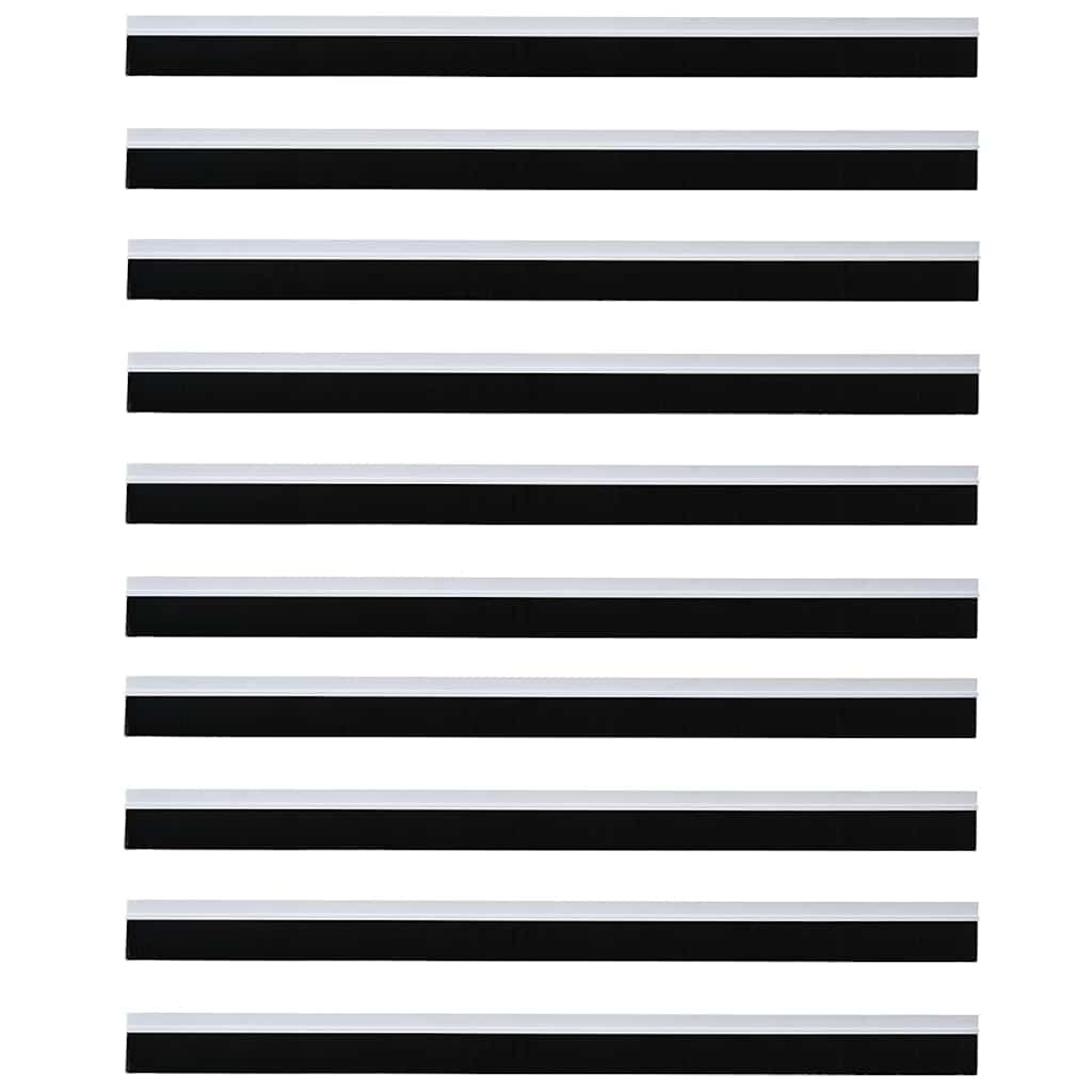 vidaXL Αυτοκόλλητες σφραγίδες πόρτας 12 pcs Λευκό 100 cm