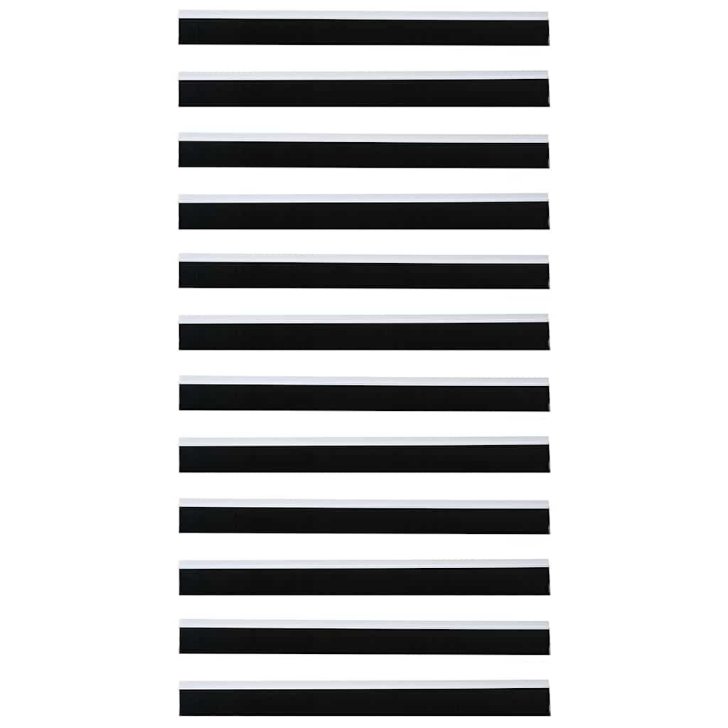 vidaXL Αυτοκόλλητες σφραγίδες πόρτας 12 pcs Λευκό 100 cm