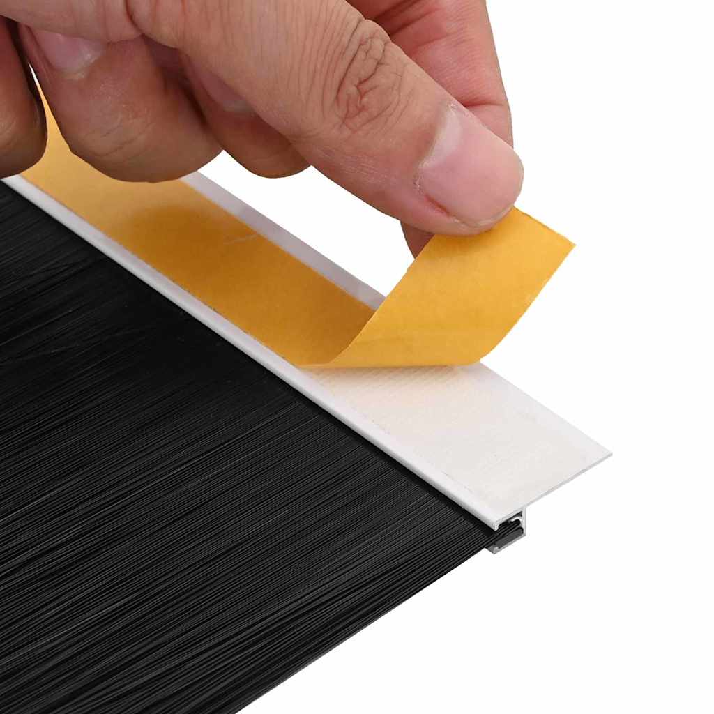 vidaXL Αυτοκόλλητες σφραγίδες πόρτας 12 pcs Λευκό 100 cm