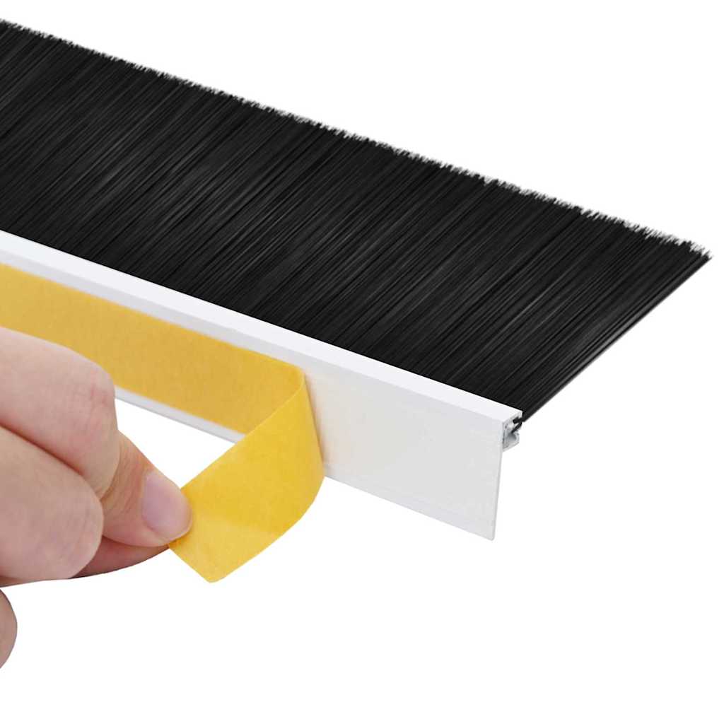 vidaXL Αυτοκόλλητες σφραγίδες πόρτας 2 pcs Λευκό 100 cm