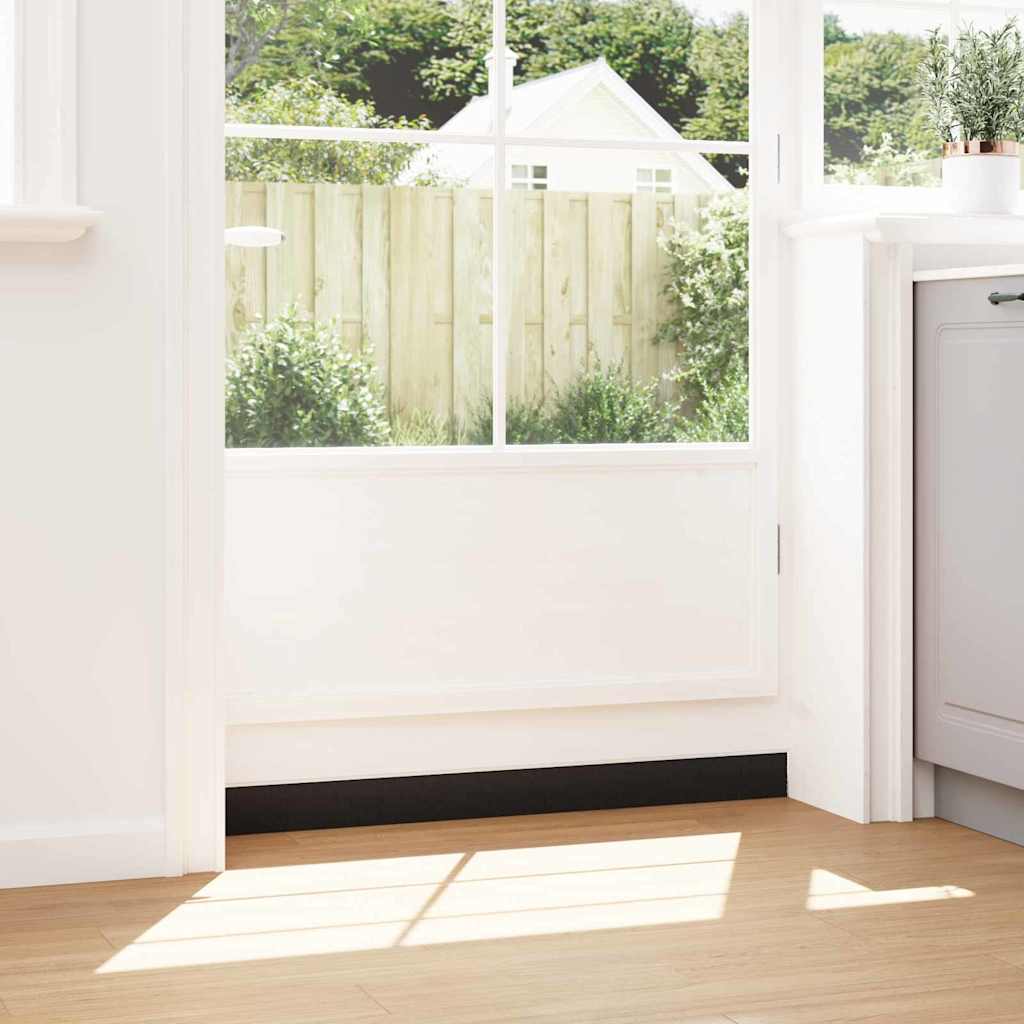 vidaXL Αυτοκόλλητες σφραγίδες πόρτας 2 pcs Λευκό 100 cm