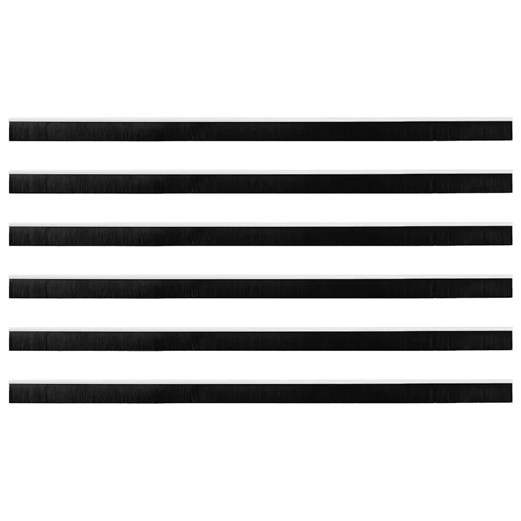 vidaXL Αυτοκόλλητες σφραγίδες πόρτας 6 pcs Λευκό 100 cm