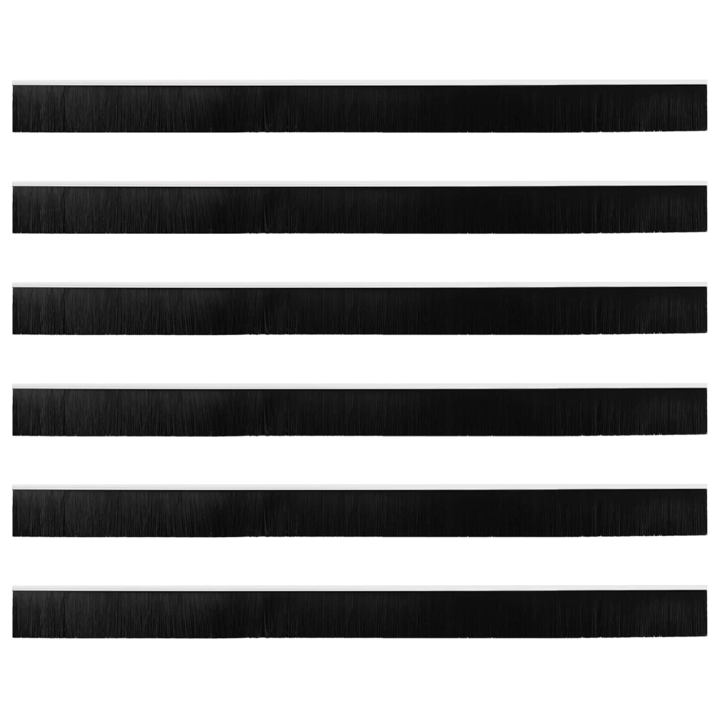 vidaXL Αυτοκόλλητες σφραγίδες πόρτας 6 pcs Λευκό 100 cm