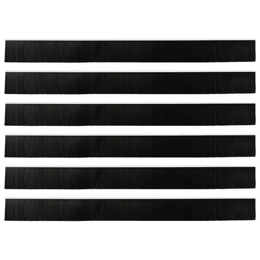 vidaXL Αυτοκόλλητες σφραγίδες πόρτας 6 pcs Λευκό 100 cm