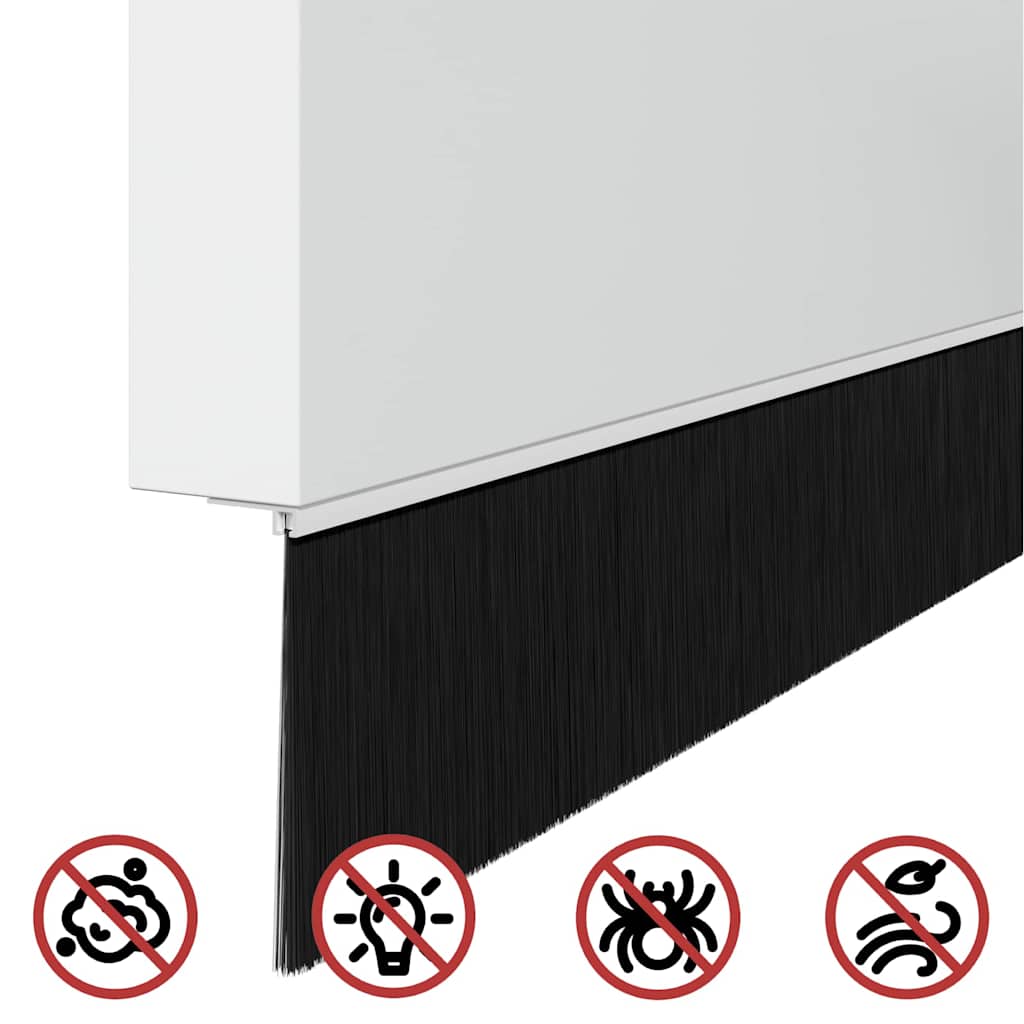 vidaXL Αυτοκόλλητες σφραγίδες πόρτας 6 pcs Λευκό 100 cm