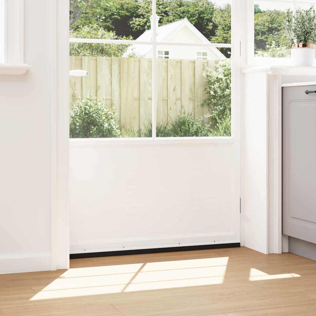 vidaXL Σφραγίδες πόρτας με βούρτσες που προσαρτώνται 2 pcs Λευκό