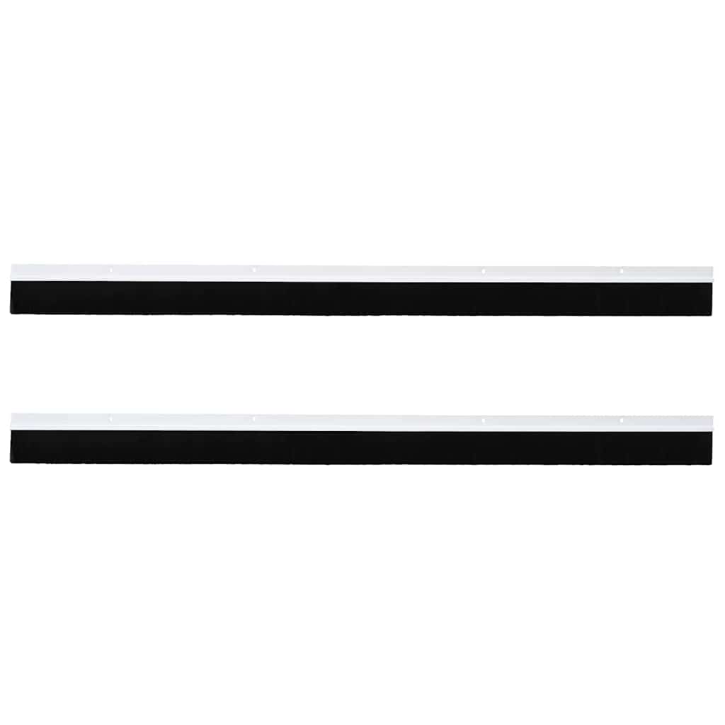 vidaXL Σφραγίδες πόρτας με βούρτσες που προσαρτώνται 2 pcs Λευκό