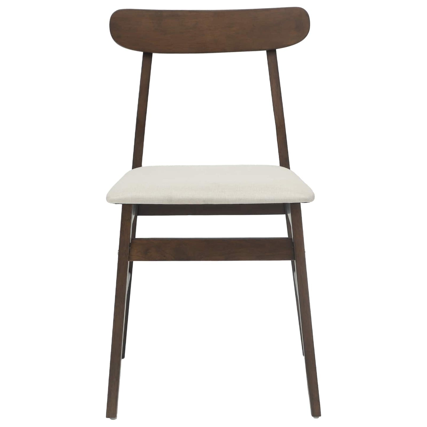 vidaXL Καρέκλα τραπεζαρίας 2 pcs Ανοιχτό Καφέ και Ανοιχτό