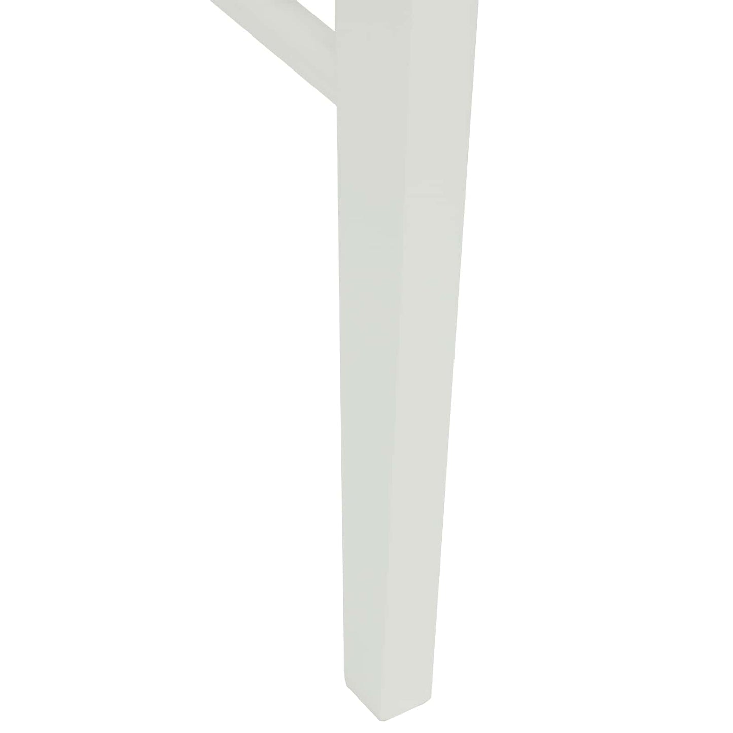 vidaXL Καρέκλα τραπεζαρίας 2 pcs Λευκό και Φυσικό Στερεό Ξύλο Ραβέντι