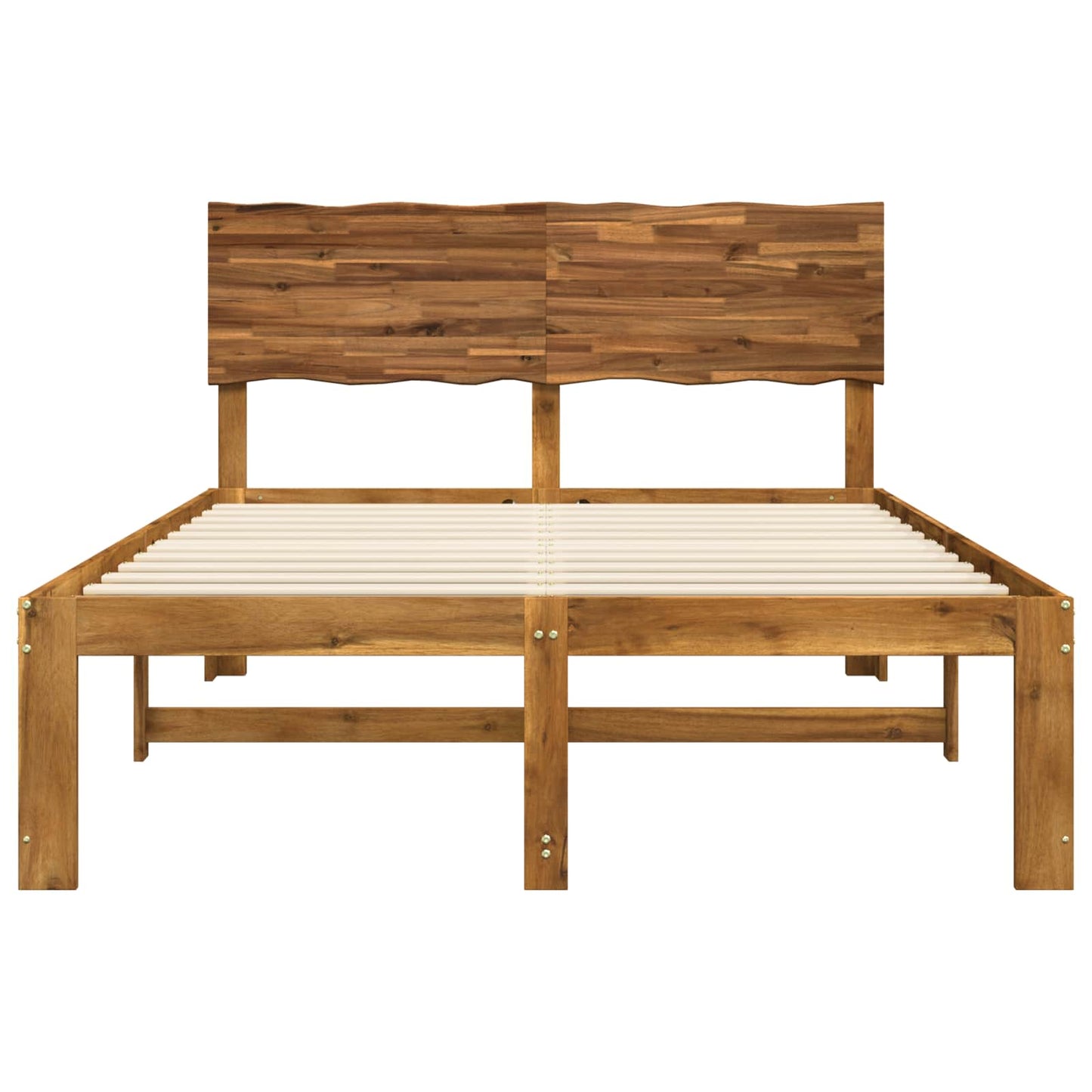 vidaXL Διπλό Κρεβάτι με Κεφαλάρι ROSTOCK Φυσικό 160 x 200 cm