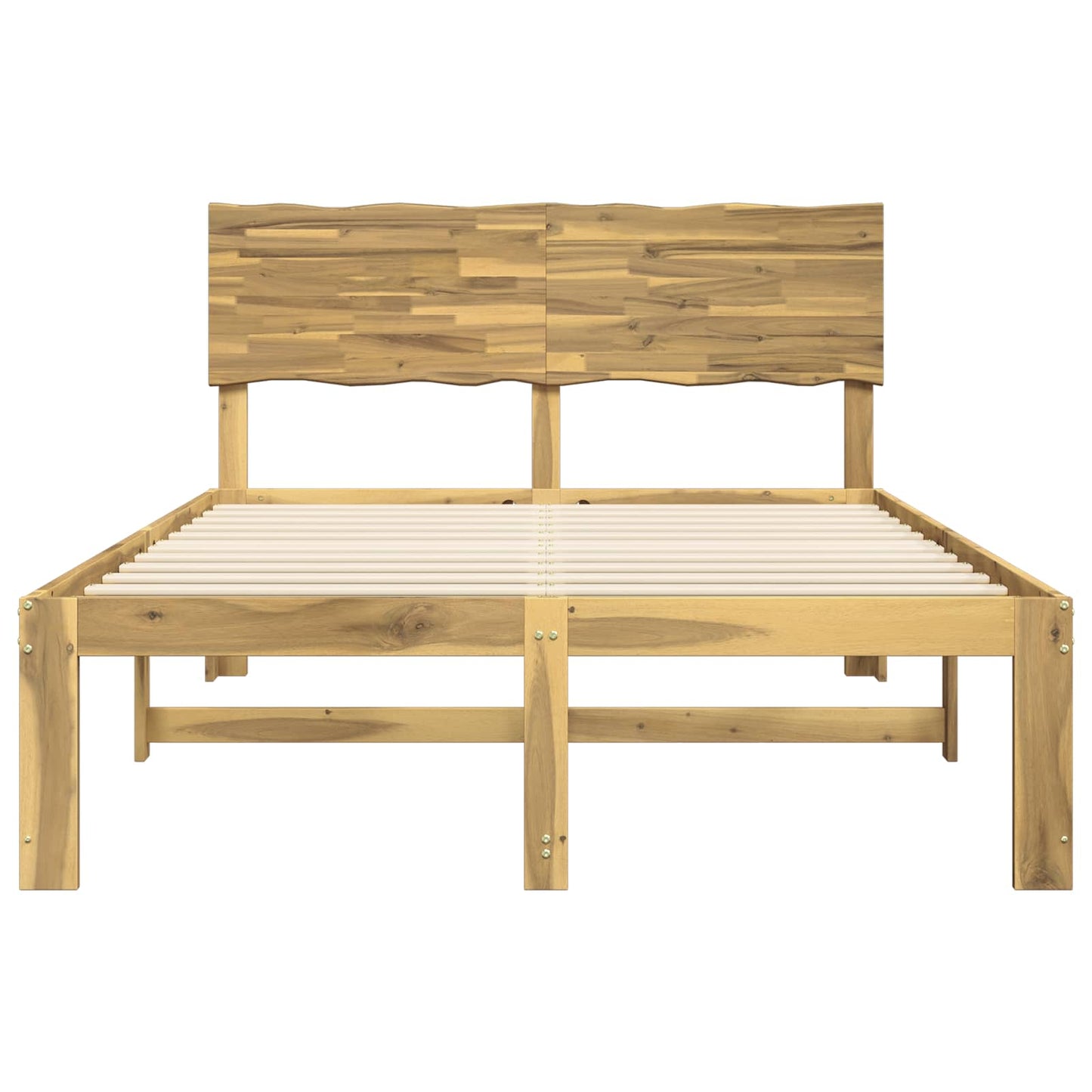 vidaXL Διπλό Κρεβάτι με Κεφαλάρι ROSTOCK Λευκό 160 x 200 cm