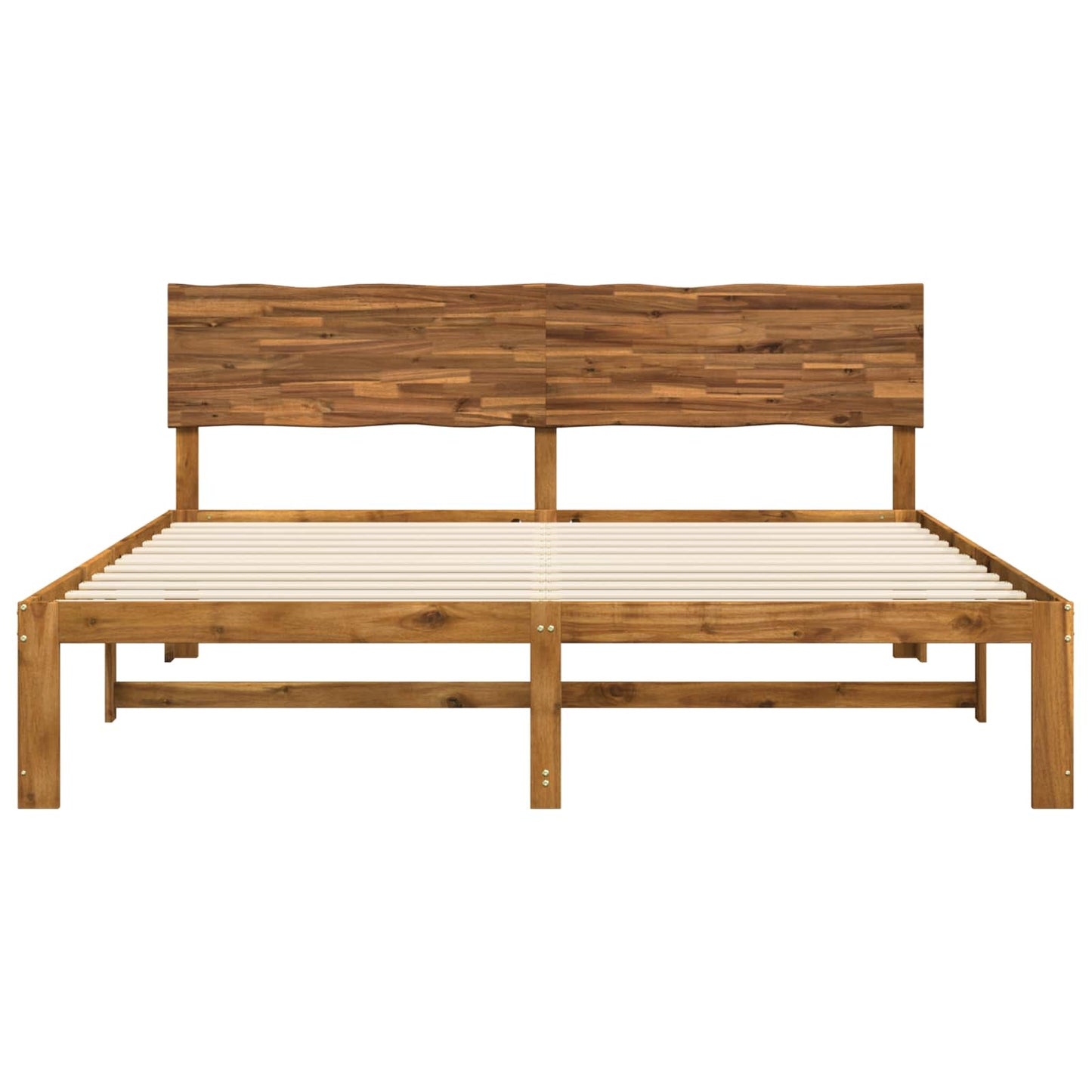 vidaXL Διπλό Κρεβάτι με Κεφαλάρι ROSTOCK Φυσικό 180 x 200 cm