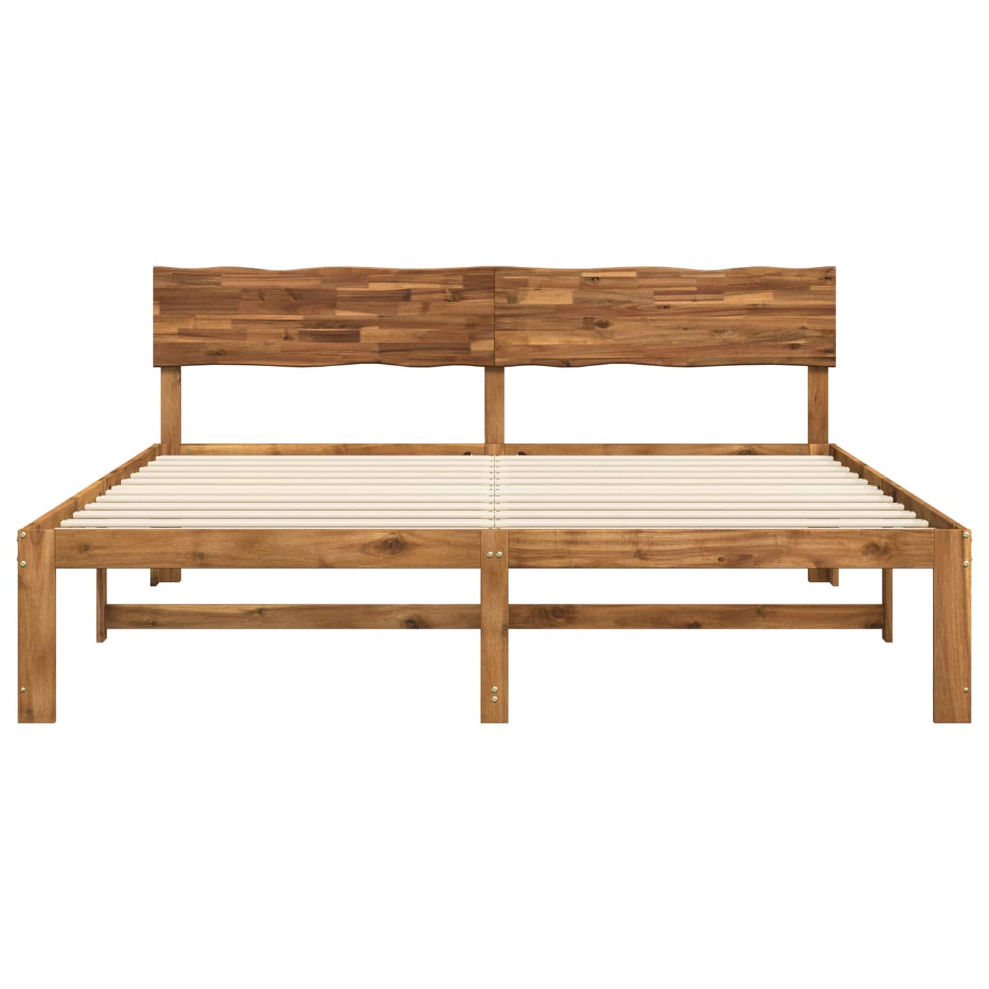 vidaXL Διπλό Κρεβάτι με Κεφαλάρι ROSTOCK Φυσικό 180 x 200 cm